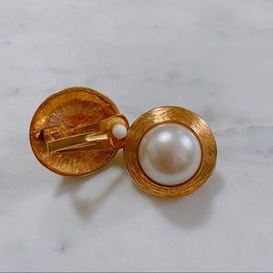 Vintage Pearl Clip-On Earrings